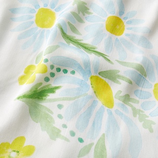 Pyjama Lụa Họa Tiết Sunflower Tay Ngắn