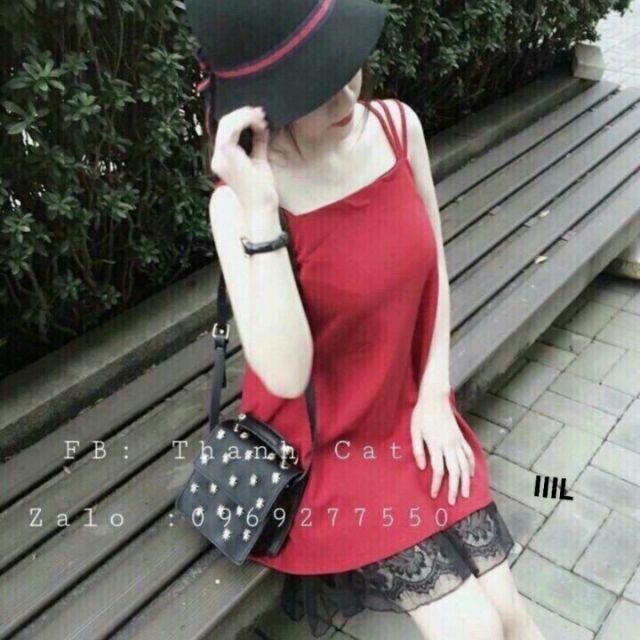 đầm cát hàn đẹp xinh
