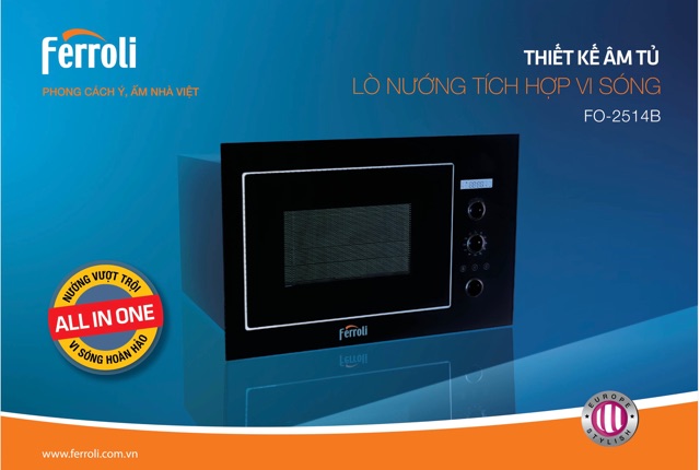 LÒ NƯỚNG TÍCH HỢP VI SÓNG FO-2514B