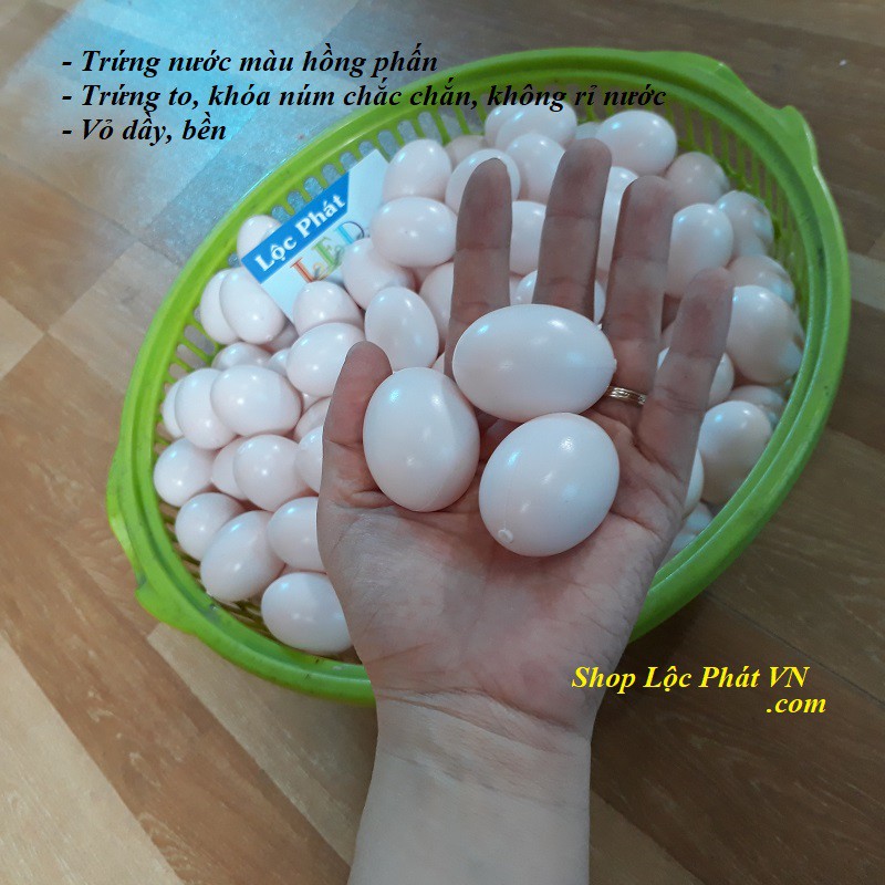 100 trứng bồ câu giả bằng nhựa, màu hồng phấn, trứng nước, mới, bền 100TN-H