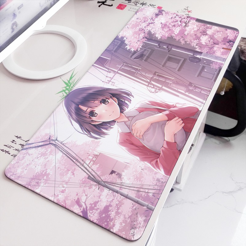 Làm thế nào để nuôi dưỡng một người phụ nữ qua đường Kato Ei Mouse Pad Kasumi Hill Shiyu Eiri Bàn làm việc Anime siêu lớn