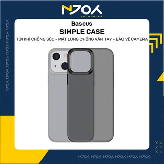 Ốp Lưng Trong Suốt Chống Sốc Cao Cấp Baseus Simple Case 4 Góc Viền Bảo Vệ Camera Cho Ip 13 Pro Max