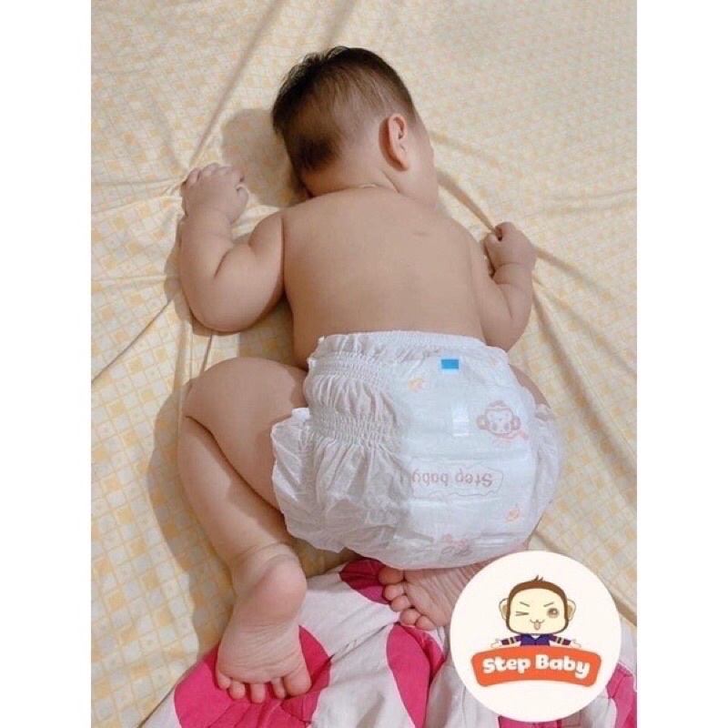 Bỉm quần dán baby cute step baby s m l xl 3xl68 miếng babycute bỉm nội địa - ảnh sản phẩm 7