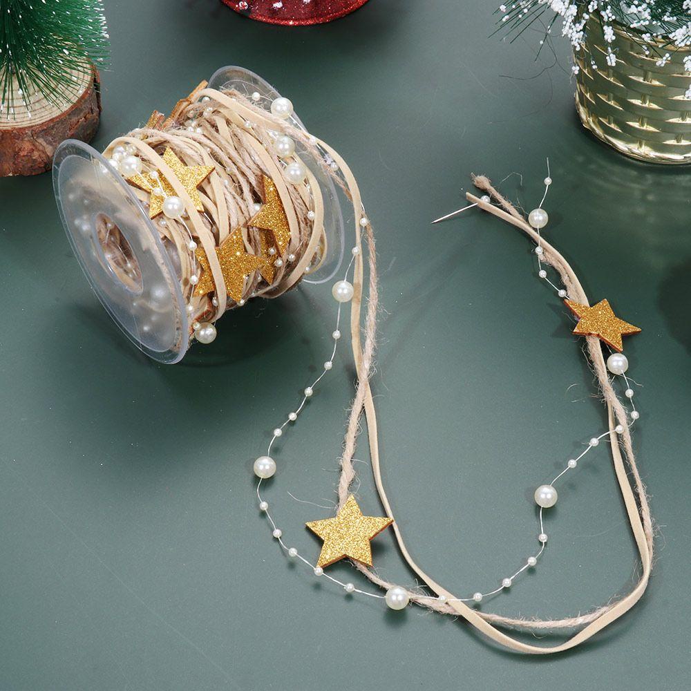 Dây Đay Trang Trí Quà Tặng Hình Ngôi Sao / Bông Tuyết DIY