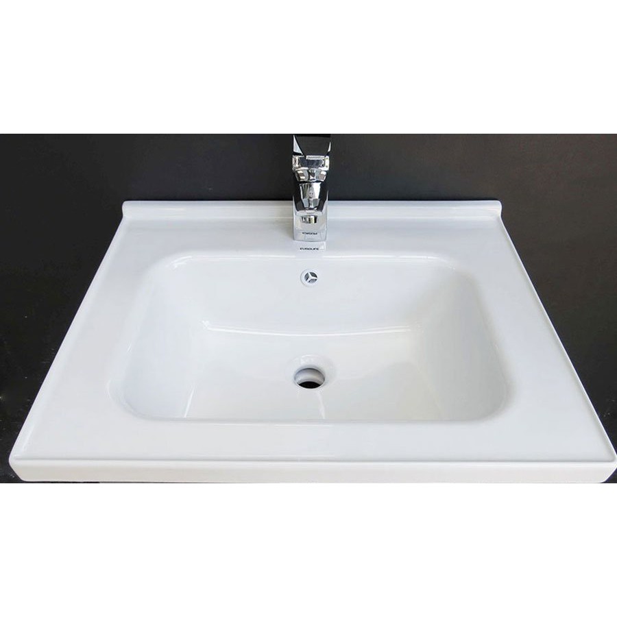 Bộ tủ Lavabo chất liệu Nhôm Aluminium chịu nước Eurolife BLV-AL07 màu Nâu