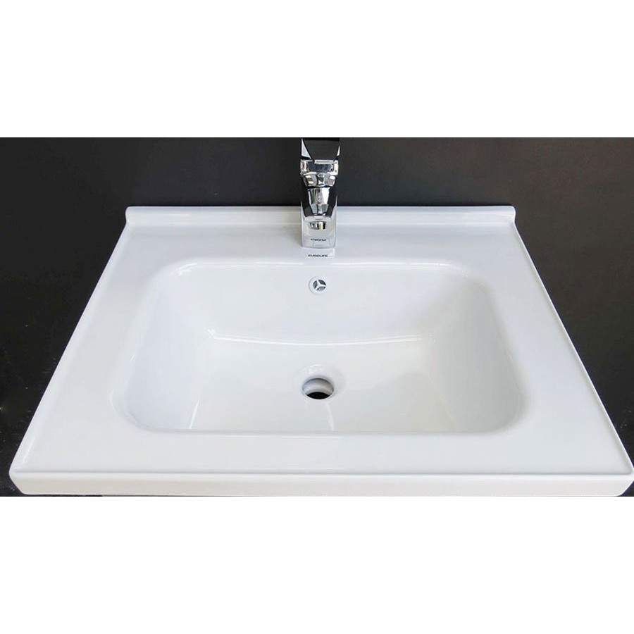 Bộ tủ Lavabo chất liệu Nhôm Aluminium chịu nước Eurolife BLV-AL07 màu Nâu