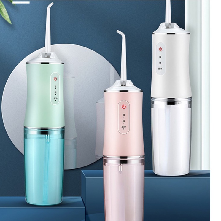 Máy Tăm Nước Cầm Tay Oral Irrigator Vệ Sinh Răng Miệng Cao Cấp Tiêu Chuẩn Châu Âu - Bảo Hành 12 Tháng