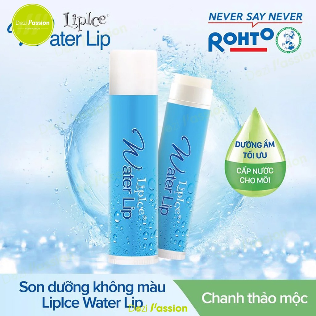 Son Dưỡng Môi Lipice Không Màu Dương Môi Căng Mịn - Lipice Water Lip 4.3g