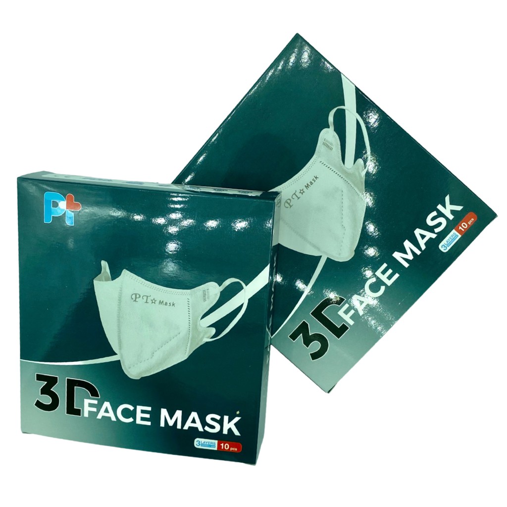 [Mã COSDAY - 50k đơn 250k] Hộp 10c khẩu trang 3D Mask Người lớn hiệu PT - Cty Phương Tuyến