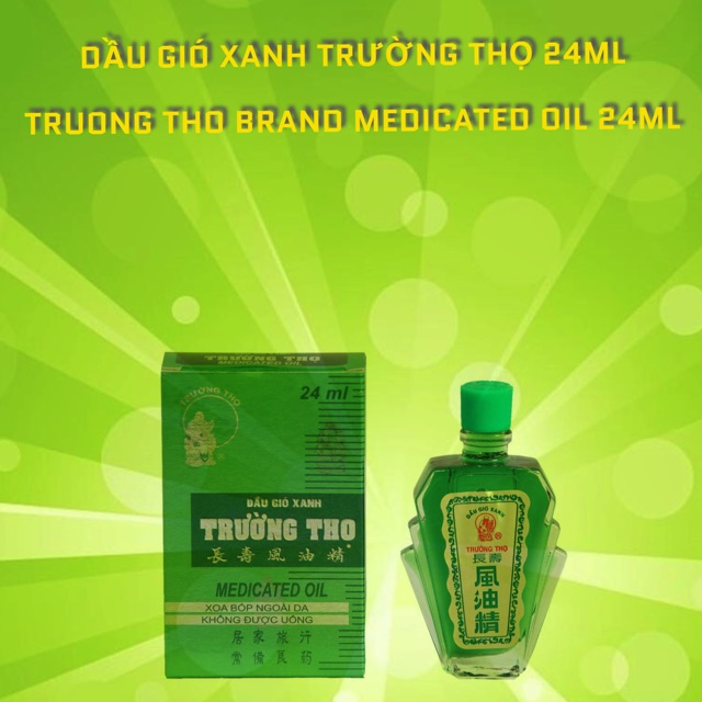 Dầu gió xanh Trường Thọ 24ml