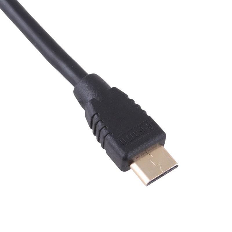 Cáp Chuyển Đổi HDMI-compatible Sang Mini 1FT Dài 0.3M 1080P Cho Máy Quay Phim HDTV