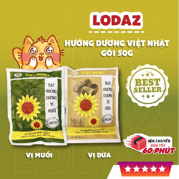 Hạt hướng dương tẩm vị Việt Nhật gói nhỏ 50g