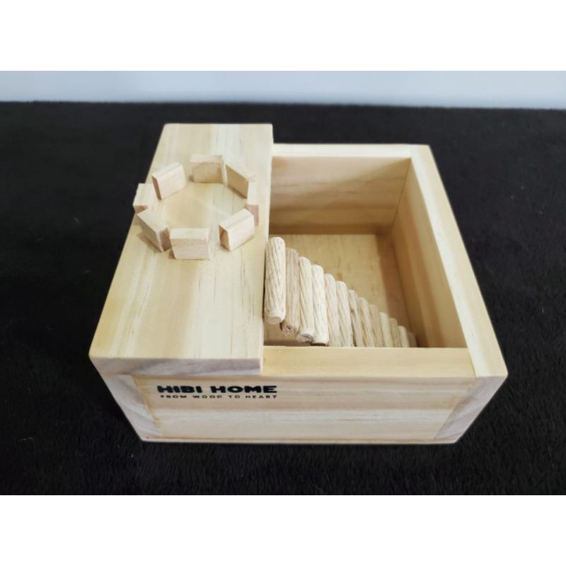 HiBi Home Mô Hình Nhà tắm Bồn tắm Cho Chuột Hamster Bằng Gỗ Chắc Chắn Bền Đẹp Size Nhỏ 15*15*7cm