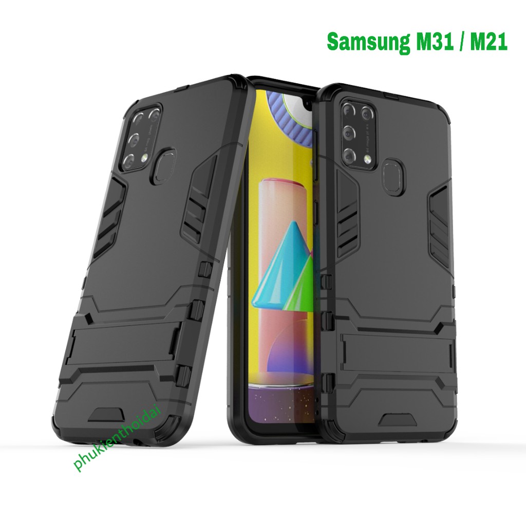 Ốp lưng Samsung Galaxy M31 chống sốc Iron Man cao cấp siêu bền