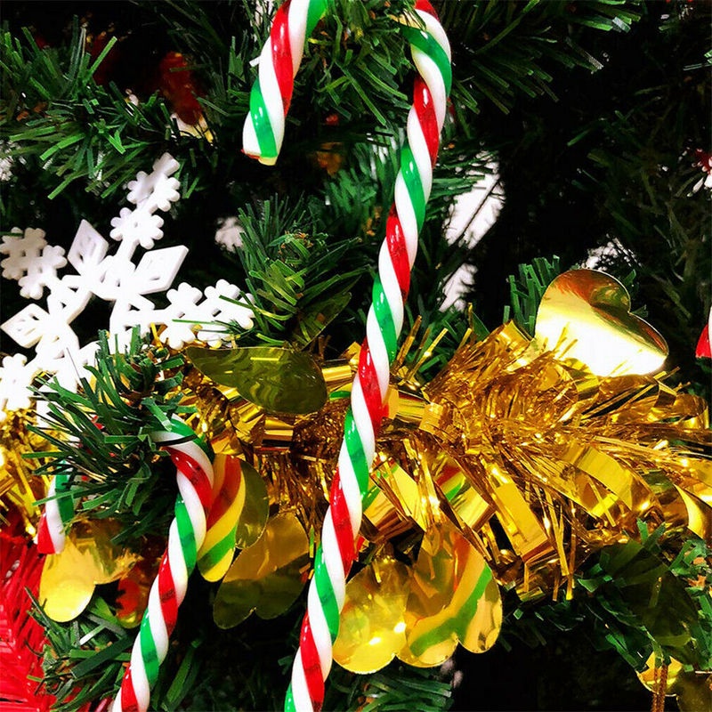 Set 10 phụ kiện trang trí cây thông noel bằng pvc