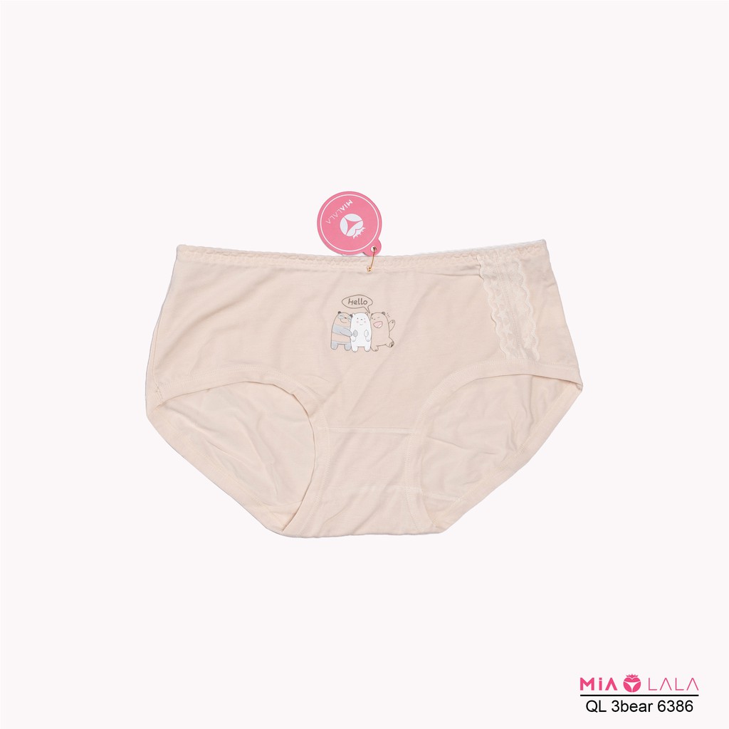 Quần lót nữ Mialala cotton co giãn thoải mái, thấm hút an toàn sức khỏe 6386 NQ1210107 | BigBuy360 - bigbuy360.vn