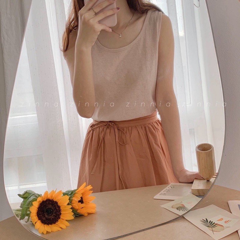 𝐙𝐢𝐧𝐧𝐢𝐚/𝐀́𝐨 𝐭𝐚𝐧𝐤𝐭𝐨𝐩 𝐜𝐡𝐚̂́𝐭 𝐜𝐨𝐭𝐭𝐨𝐧 𝐤𝐢𝐞̂̉𝐮 𝐝𝐚́𝐧𝐠 𝐛𝐚𝐬𝐢𝐜 𝐦𝐮̀𝐚 𝐡𝐞̀ - 𝐁𝐚𝐛𝐲 𝐭𝐞𝐞