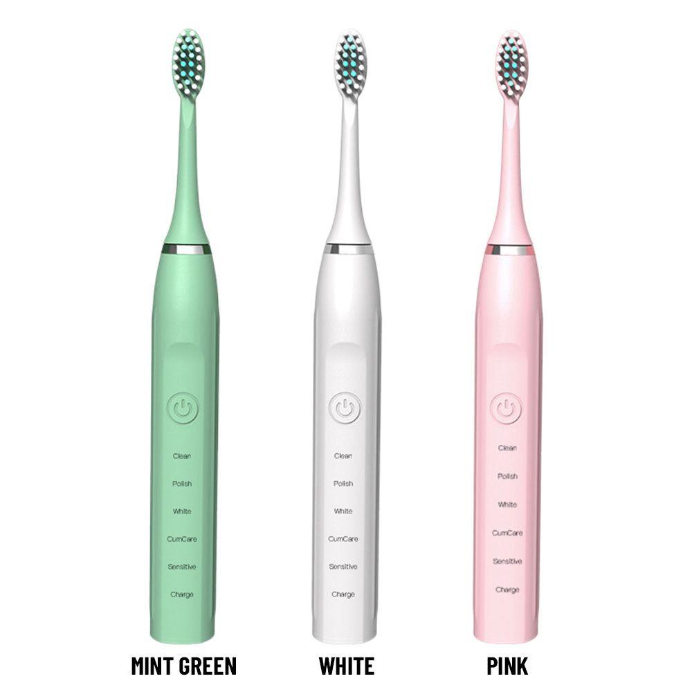 Bàn Chải Đánh Răng Điện 45000 Lần / Min IPX7 Chống Nước 5 Chế Độ Làm Sạch Răng Miệng