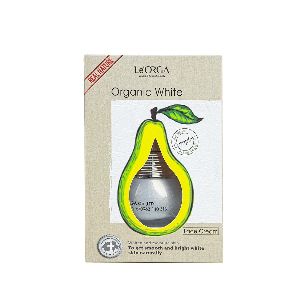 Kem Dưỡng Trắng Da Ban Ngày Le'Orga - Cream Face 3 in 1 Cho Da Khô Da Nhạy Cảm Giúp Trắng Da, Chống Nắng, Trẻ Hóa Da 25m