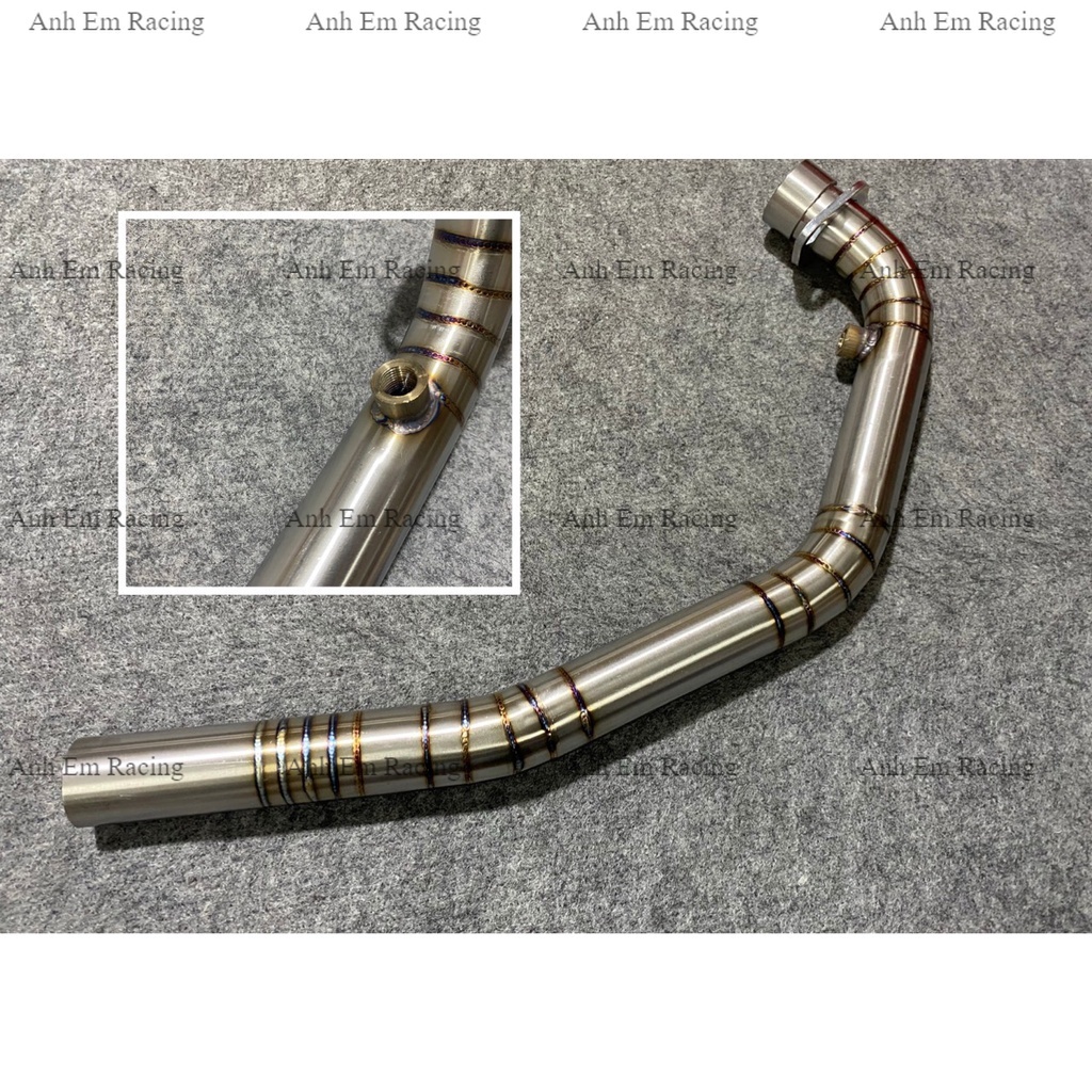 Cổ Pô Inox From Ghép Hàn Pô Zin Winnner Size 34mm