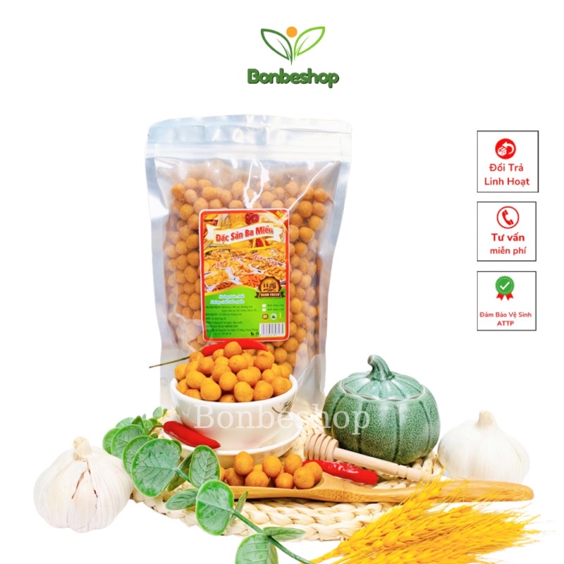 500gr Đậu phộng da cá tỏi ớt siêu ngon