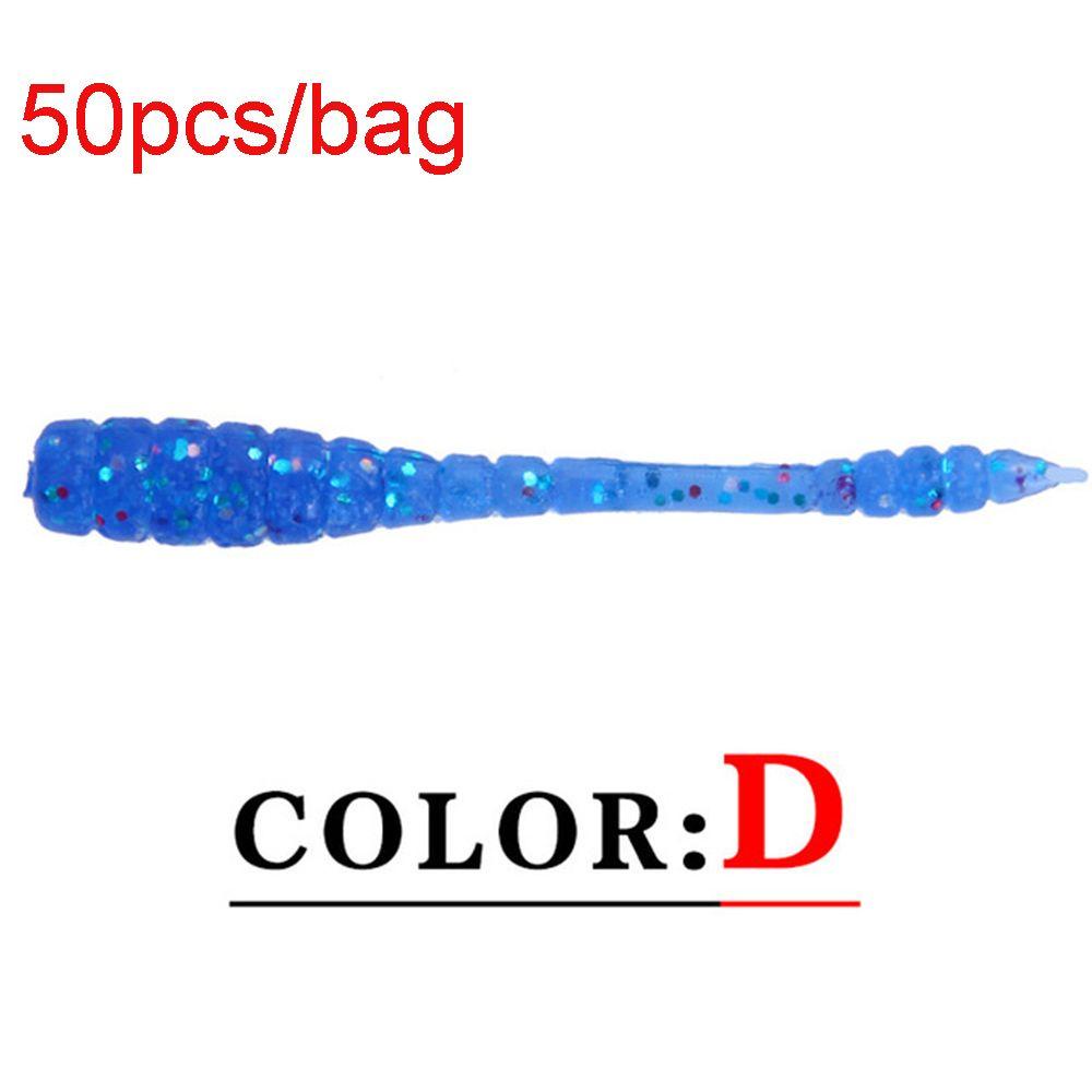 Set 50 Mồi Giun Giả Câu Cá