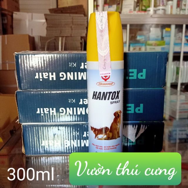 HANTOX SPRAY 300ML XỊT VE BỌ CHÉT RẬN GHẺ