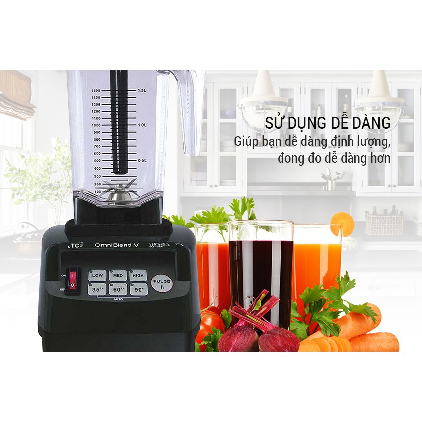 Máy xay sinh tố công nghiệp JTC OmniBlend V TM-800A-Hàng chính hãng