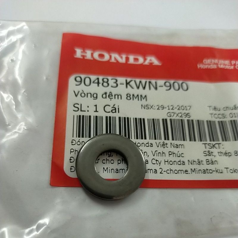 Long đền 8 li thép bu lông đầu bò Honda