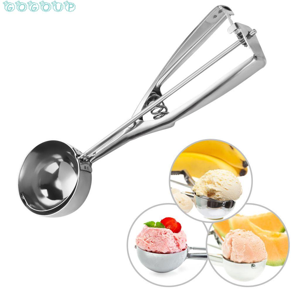 Muỗng Múc Kem Có Tay Cầm Lò Xo Tiện Dụng Bền Bỉ