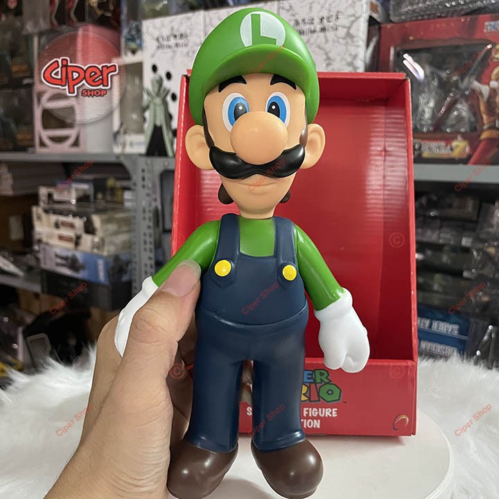 Mô hình Luigi Mũ Xanh  - Mô hình Mario - Figure Action Luigi