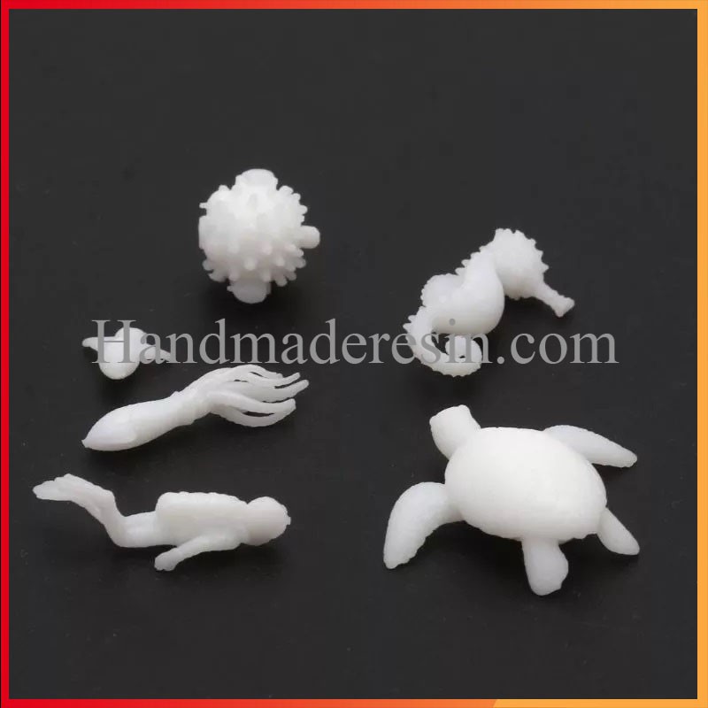 Bộ 6 Mô Hình Mini Trang Trí Resin Cảnh Biển