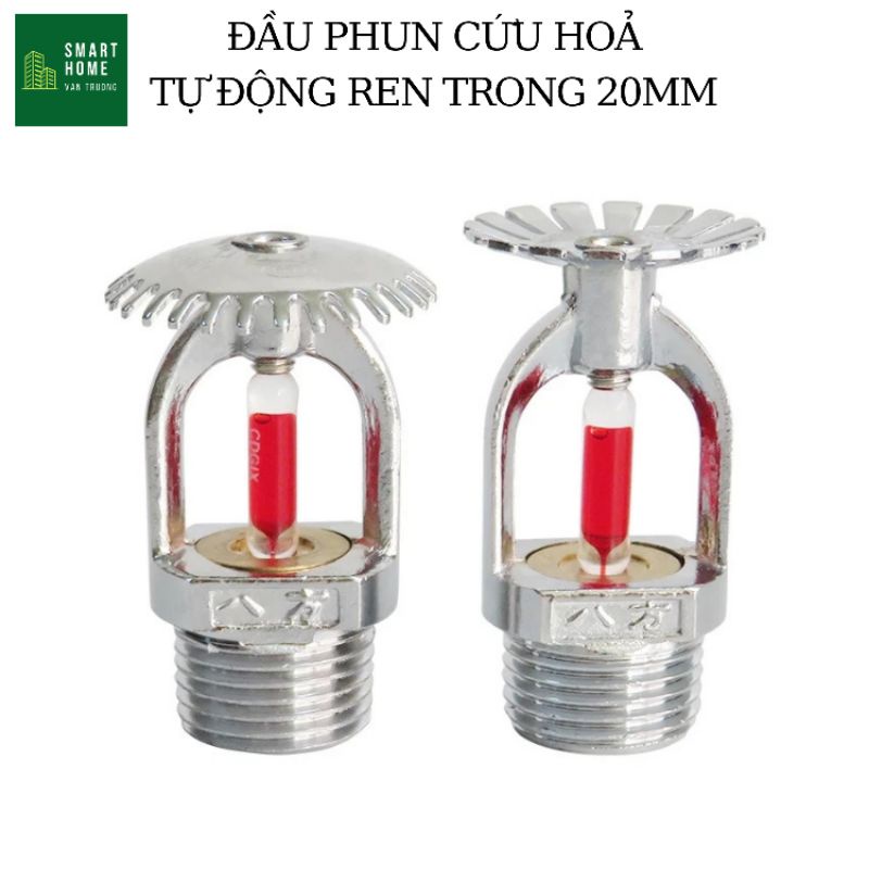 Béc phun cứu hoả tự vỡ ren ngoài 20mm cho nhà kho, văn phòng, xưởng sản xuất