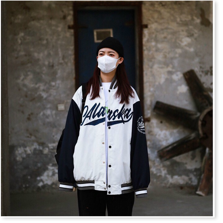 Áo Khoác Bomber Chất Dù Nam Nữ Họa Tiết Chữ Kiểu Hàn Quốc Cực HOT