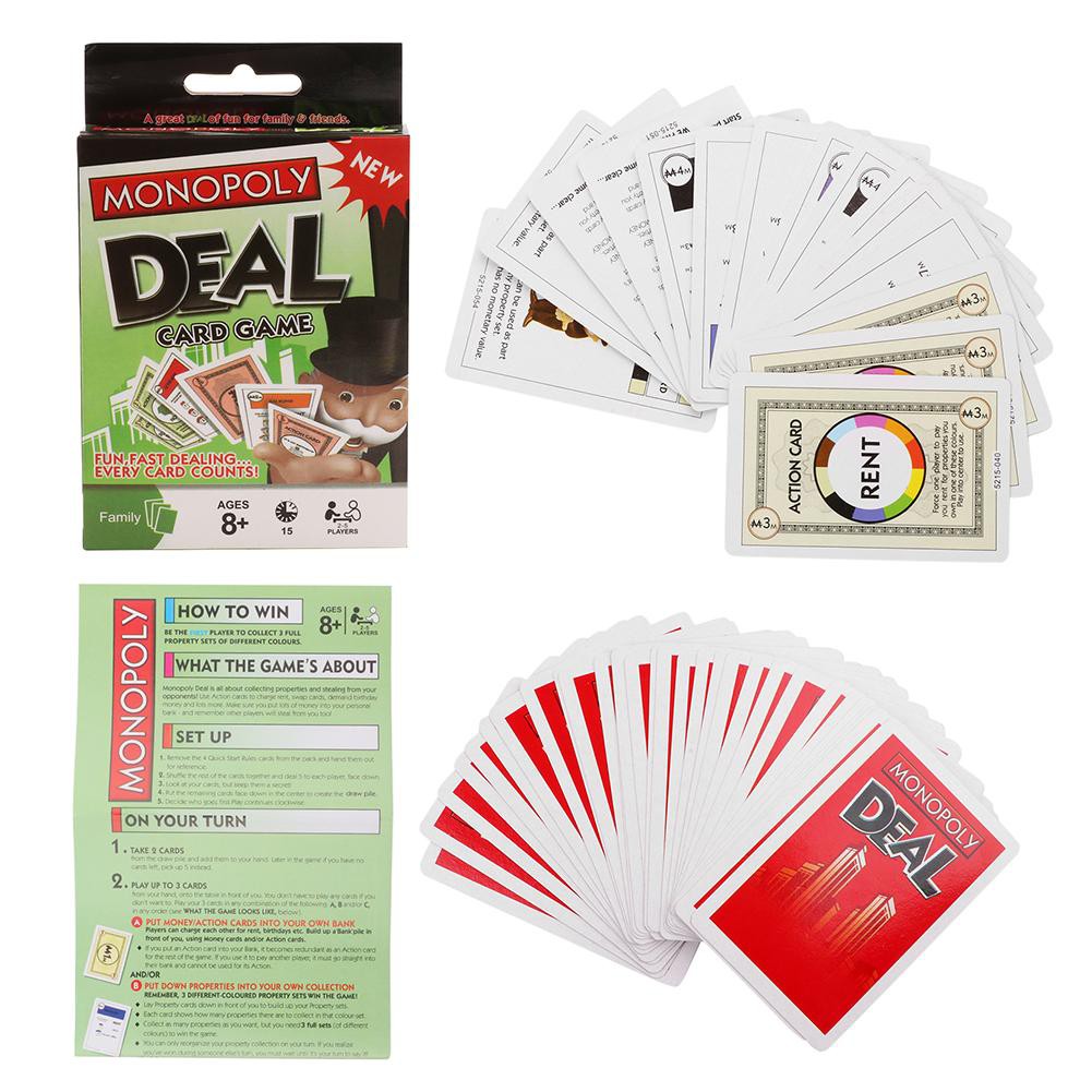 Hộp thẻ game Monopoly 108 lá bài