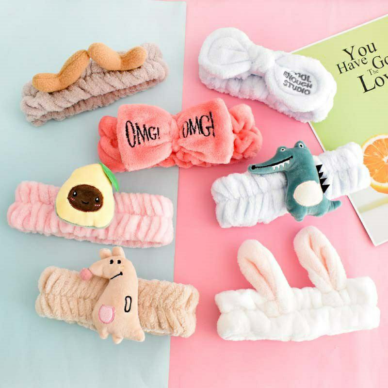 Băng Đô Tai Mèo, Tai Thỏ, Sừng Hươu, Gấu Brown, Dâu Tây, Cà Rốt, trái đào, Nơ Chữ OMG