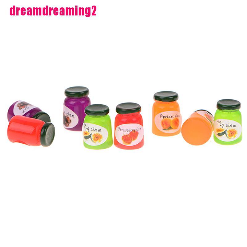Bộ 8 Lọ Đựng Gia Vị Cho Nhà Búp Bê Tỉ Lệ 1: 1
