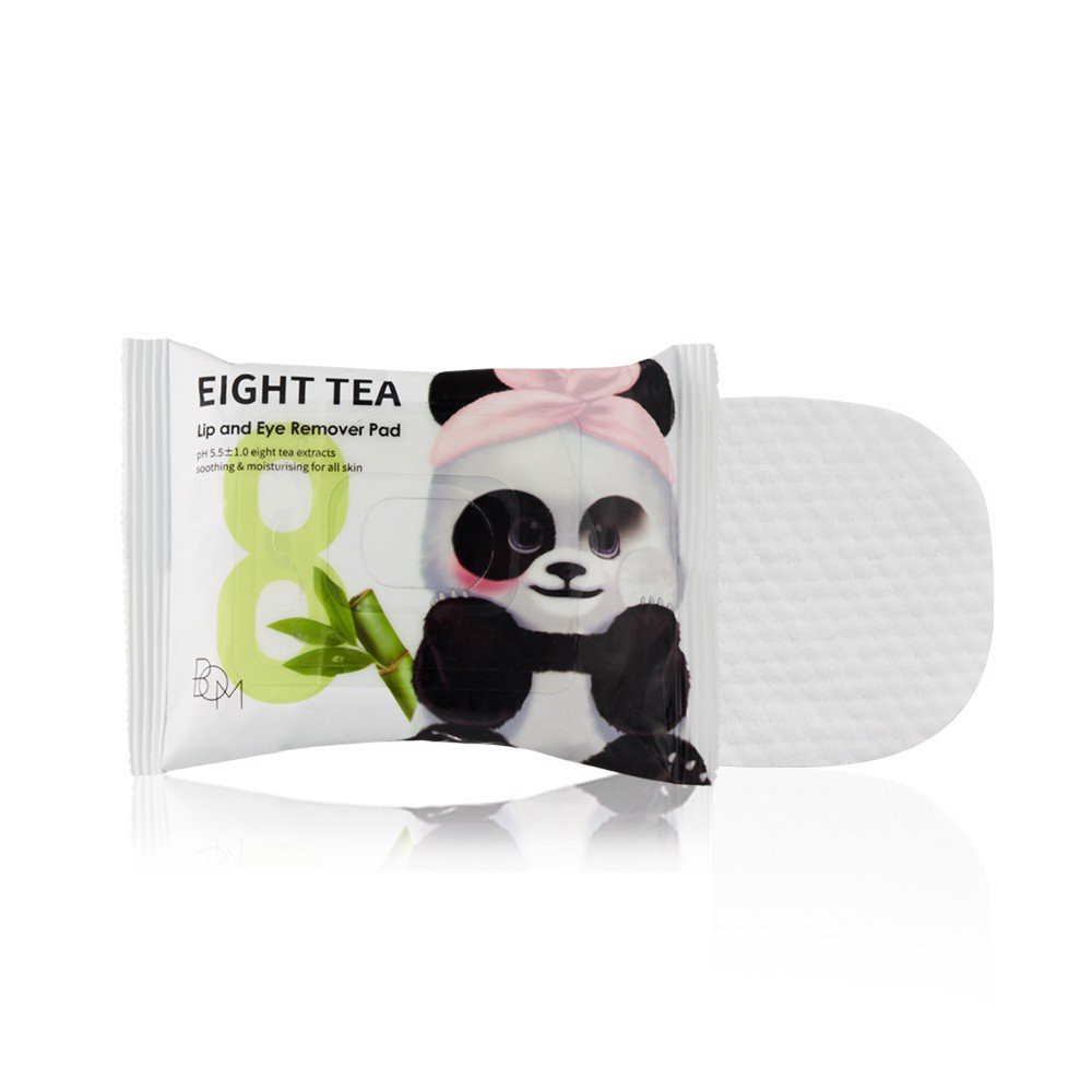 Khăn Ướt Tẩy Trang Mắt Môi BOM Chiết Xuất 8 Loại BOM Trà Eight Tea 30 Miếng | BigBuy360 - bigbuy360.vn