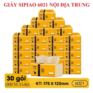 Giấy ăn gấu trúc Sipiao nội địa trung hàng loại 1