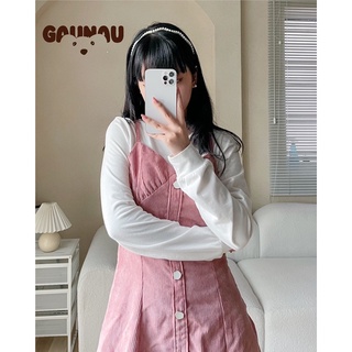 Đầm hồng nhung tăm -[Gau Nau]