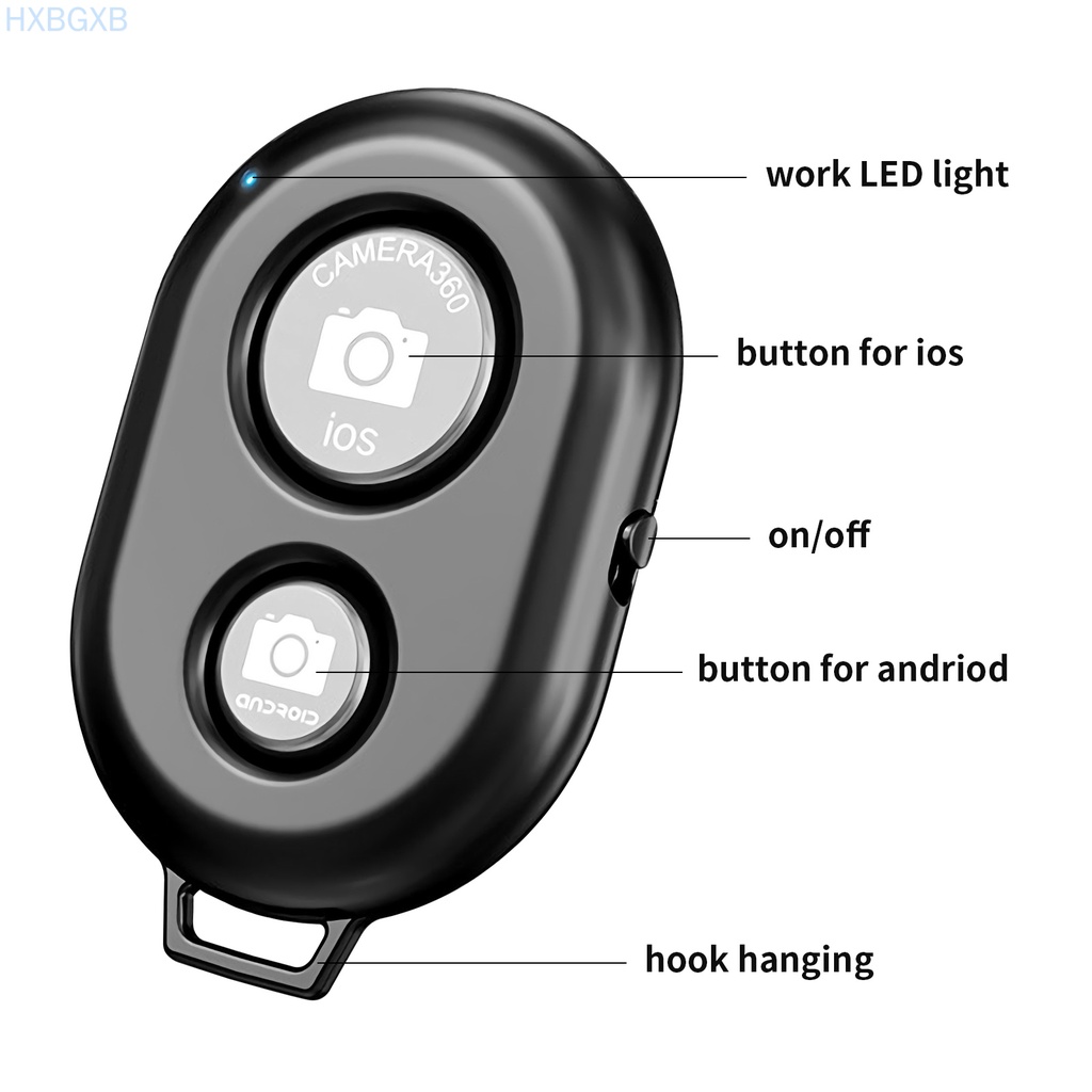 Gậy Chụp Ảnh Tự Sướng Không Dây Bluetooth Điều Khiển Từ Xa Cho Điện Thoại Thông Minh | BigBuy360 - bigbuy360.vn
