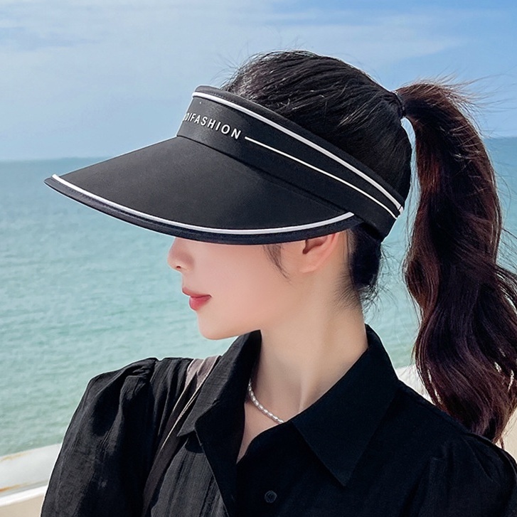 Mũ rộng vành nữ đi biển thời trang HALA nón nữ nữa đầu chống nắng tia AV phong cách trẻ trung năng động
