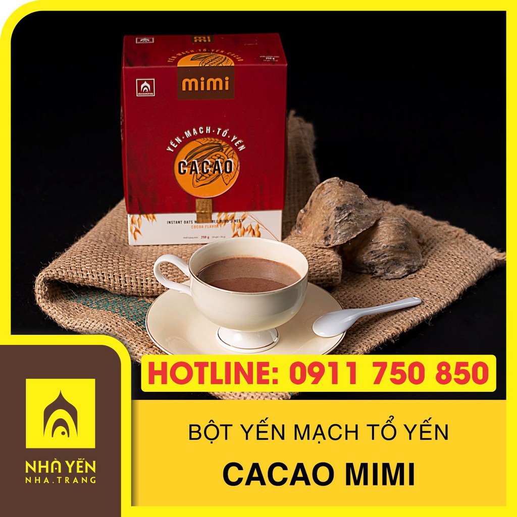 Bột Yến Mạch Tổ Yến Mimi (Cacao) - Nhà Yến Nha Trang