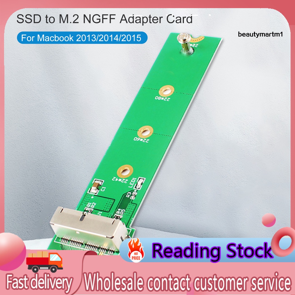 Bộ Chuyển Đổi Thẻ Ssd 12 + 16-pin Sang M.2 Ngff Cho Macbook 2013 / 2014 / 2015