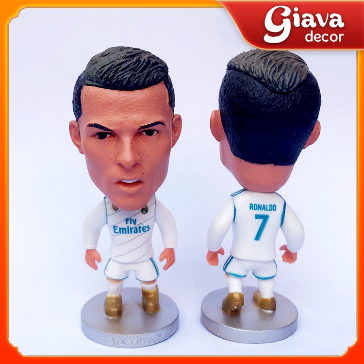 Mô hình cầu thủ CR7 Messi PSG Ronaldo Mu các loại | tượng trang trí bàn làm việc GIAVA DECOR