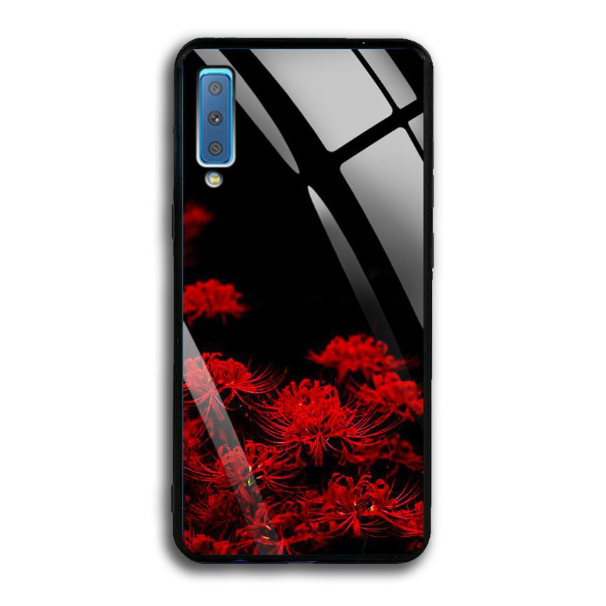 Ốp Lưng Samsung Galaxy A7 2018 / A750 - mặt Kính Cường Lực - 03044 0598 HOABINGAN09