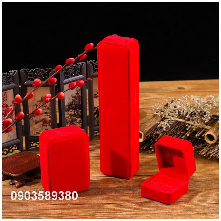 Hộp nhung đựng trang sức [HCM]