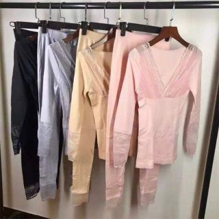 Set bộ giữ nhiệt nữ phối ren