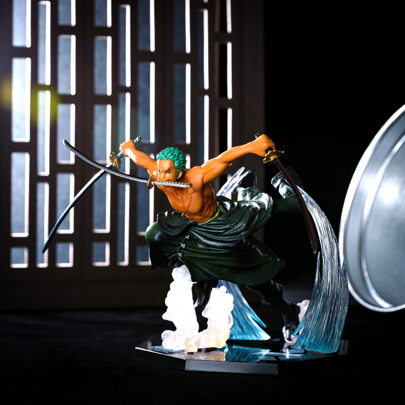 Nhân vật figure thợ săn hải tặc roronoa zoro 3 kiếm Đồ chơi trẻ em decor mô hình one piece anime naruto lắp ráp có khớp