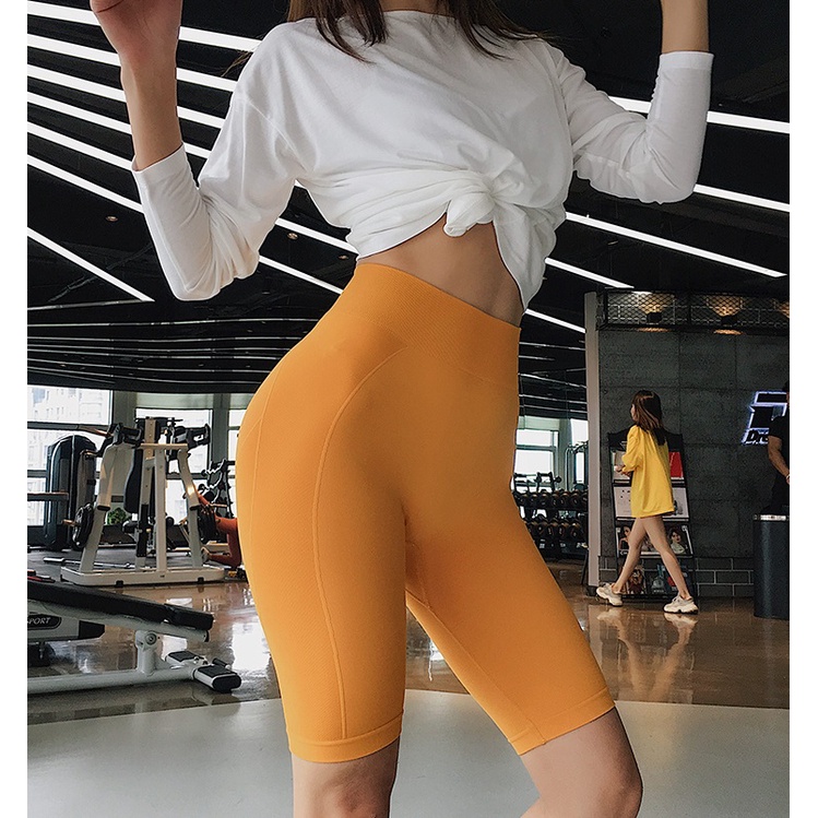 Quần Biker Short Legging Đùi Tập Gym Nữ Siêu Tôn Dáng Cạp Cao Gen Bụng Nâng Mông Thể Thao 720